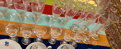 PREGIATOservizioNR11FLUT/CALICIcristalloBOEMIAxxSE