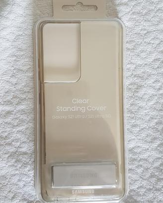 Samsung Clear Standing Cover per Galaxy S21 Ultra 