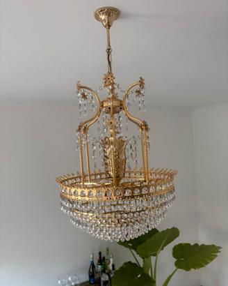 Coppia Lampadari Cristallo Swarovski