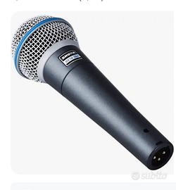Microfono Shure Beta 58A compreso di cavi e custod