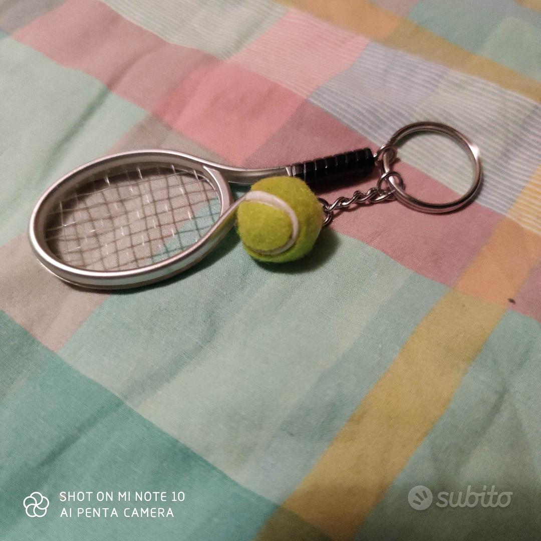 Portachiavi tennis con racchetta e pallina - Abbigliamento e Accessori In  vendita a Lucca