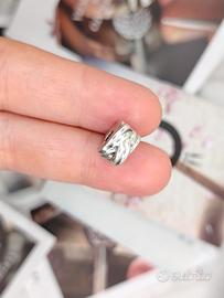 clip Pandora nastri intrecciati 