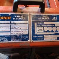 Carrello elevatore muletto Carer 380v