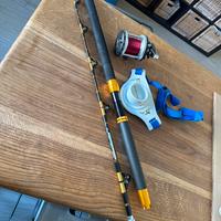 Pesca d’altura con cintura + Mulinello