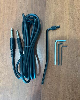 Cavo 3m + Leva + brugole per chitarra elettrica
