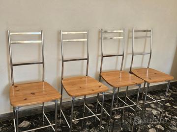 4 sedie Ycami anni 90