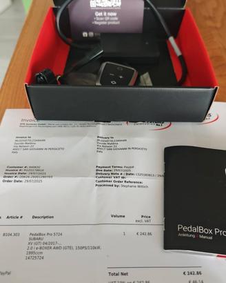 Subaru XV PedalBox Pro + filtro sportivo 