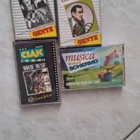 4 musicassette colonne sonore, musicals