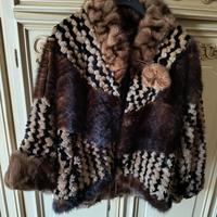 Giacca di pellicccia visone e castoro