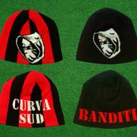 berretto ultras Milan curva sud double-sided