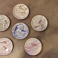 set 6 piatti Tognana Uccelli - Amici del mattino