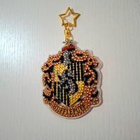 portachiavi Tassorosso fatto a mano 