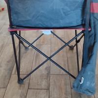 coppia di sedie da campeggio