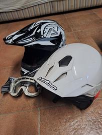 casco da cross e trial 