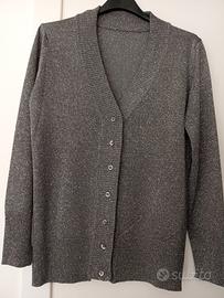 Cardigan donna elegante cotone tg 46