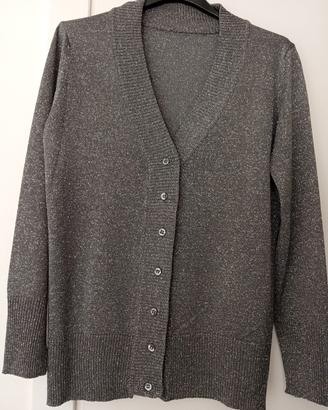 Cardigan donna elegante cotone tg 46