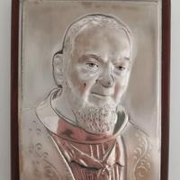 Icone in argento con cornici di legno