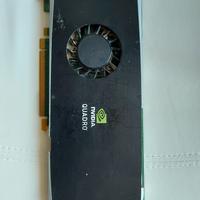 Scheda video FX3800 NVIDIA Nvidia 1giga ddr3