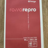 Risme carta nuove, varie marche, set 4 risme