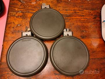 3 Pad Roland PD8 e supporti