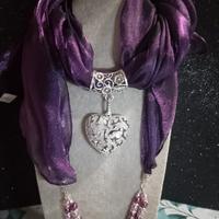 foulard con ciondolo 