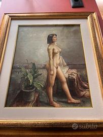 Opera Quadro olio su tela Luciano Lutring