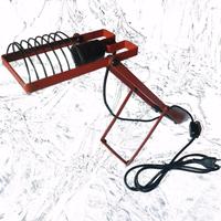Lampada da tavolo rossa “Sintesi” degli anni '70