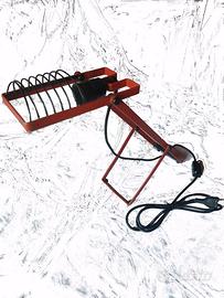 Lampada da tavolo rossa “Sintesi” degli anni '70