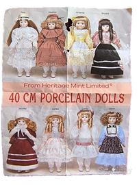 BAMBOLE DI PORCELLANA COLLEZIONE HERITAGE MINT