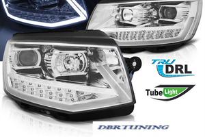 Fari anteriori Tube Light DRL VW T6 15-19 cromo