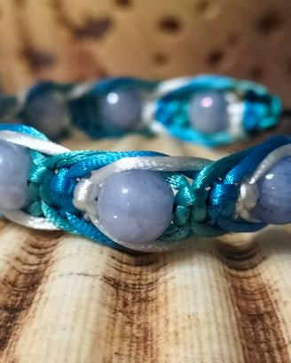 Bracciale Shamballa Angelite