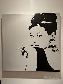 Quadro su tela Audrey Hepburn