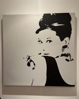 Quadro su tela Audrey Hepburn