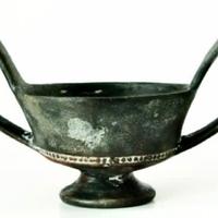 Tazza Biansata picena in ceramica