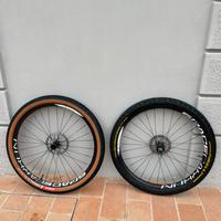 Ruote mtb Space Carbon raggi tessili