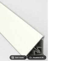 IKEA BASKETORP Lista finitura piano lavoro bianco