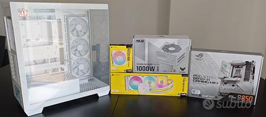 Componenti PC Gaming AM5 Full White + Assemblaggio
