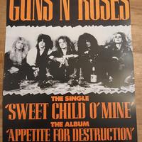 poster Guns N Roses decorazione parete formato A3 
