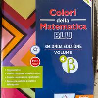 Libro di testo colori della matematica blu