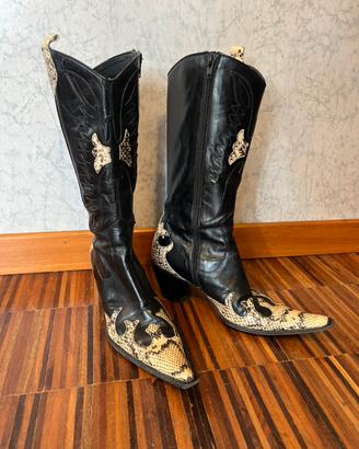 Stivali  Vintage pitonati taglia 38