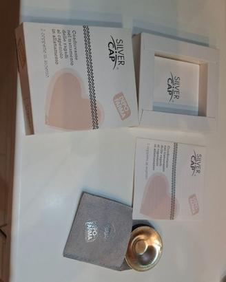 coppette argento paracapezzoli Silver cap
