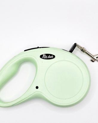 Guinzaglio avvolgibile cane 5 m verde menta