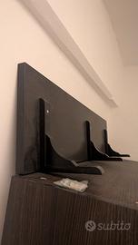 Mensola BERGSHULT Ikea 120x30 con staffe