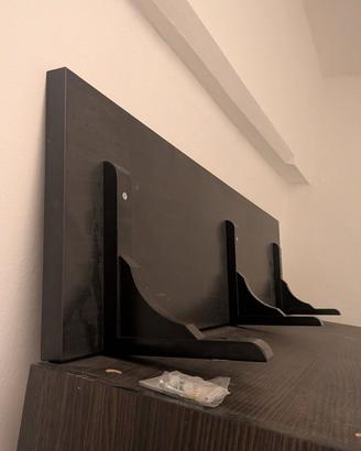 Mensola BERGSHULT Ikea 120x30 con staffe