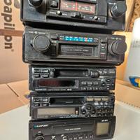 5 Autoradio vintage vecchie anni 80-90