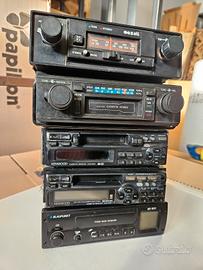 5 Autoradio vintage vecchie anni 80-90