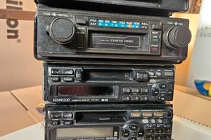 5 Autoradio vintage vecchie anni 80-90