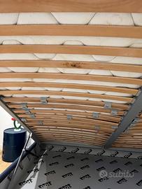 Letto matrimoniale contenitore flou