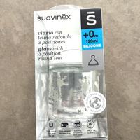 Biberon vetro Suavinex 120ml regola-flusso NUOVO