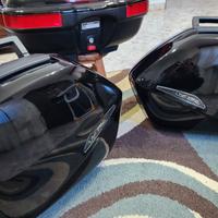 Tris di valigie nere originali Honda VFR 800 VTEC